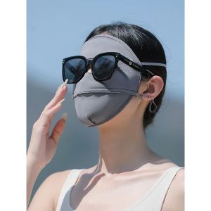 หน้ากากกันแดด ป้องกันเหงื่อ ปรับได้ การแต่งตัวแบบ 3 มิติ ระบายอากาศได้ดีและป้องกันหมอก ไม่บีบหู