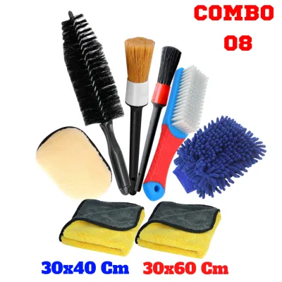Combo 8 Món Rửa Xe Tại Nhà Chăm Sóc Vệ Sinh Chuyên Dụng