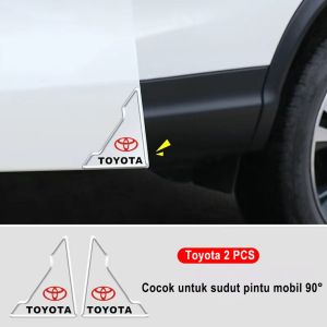 8 pcs/set Sticker Pelindung Pintu Mobil Anti Lecet  Tempelan Stiker Pintu Mobil Anti Gores logo Mobil
