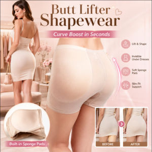 Women Hip Enhancer Shaping Panty Butt Lifter Tummy Control Underwear Hip Padding Pants Push Up Hip Booster Shapewear Fixed Sponge Abdomen Slimming Briefs