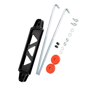 Universal Aluminum Alloy Hold Down Bracket Stabilizer Rack With Adjustable J Hook For Car SUV Engine Compartment