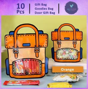 Gift Bag 10pcs (123) School Bag Zip lock Zipper Bag V2 Kindergarten School Birthday Childrens Day Goodies Bag Snack Candy Packaging Hand Ziplock Begs