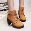 A-Linna Ladies korean Fashion Boots #888 High heel (ADD 1 SIZE BIGGER)#888. 