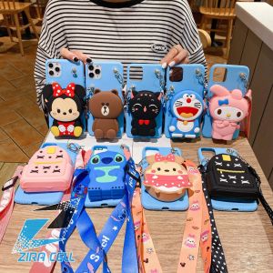 Case Dompet Karakter Oval untuk HP: OPPO, REALME & VIVO