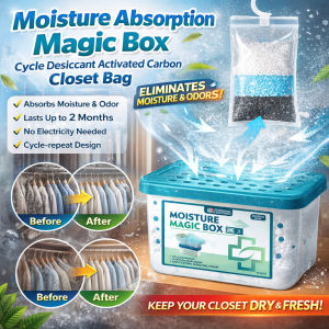 ✨Moisture-Absorbing And Dehumidifying✨Air Purifying Box Deodorizer Air Freshener Dust Remover Fully Automatic Dust Removal Box Physical Dust Adsorption