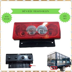 Đèn hậu xe tải Vinaxuki thaco ollin loại 4 bóng tròn có bát kích thước mặt đèn 14cmx35cm