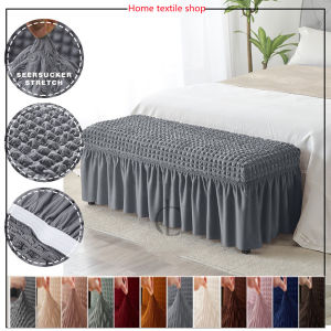【24H fast delivery+COD】Long Bench Cover Bubble Piano Bench Slipcover Stretch Seat Case Protector Elastic Chair Covers Living Room Hotel Decor
