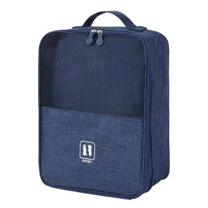 SG [IN STOCK] Shoe Bag 3 Layers Travel Travel Portable Shoes Organizer Luggage Slot Waterproof Dust Proof For Gym Sports Travelling Hiking