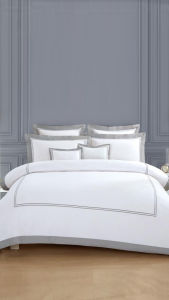 elise: 1200TC Egyptian Cotton Tre Misto Set Inclusive of Duvet Cover Set - Grey