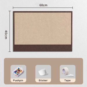 Felt Background Board 40*60cm DIY No Punching Felt Bulletin Board Desktop Dormitory Bedroom Decor