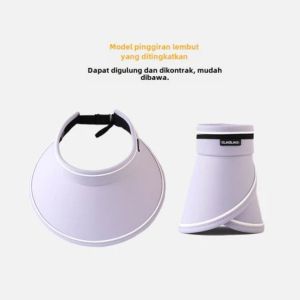 Topi Umroh Wanita UPF50+ Anti UV Sun Hat Summer Sport Golf Lipat Besar Outdoor Musim Panas / Topi Golf Senam PantaiTopi Matahari Wanita Topi Pantai Visor Kekinian Import Topi Olahraga Wanita Sport Hijab Topi Sport Outdoor / Topi Olahraga Wanita