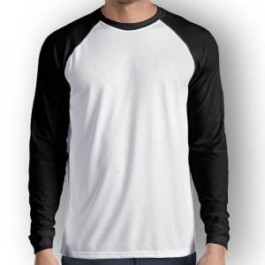 Liso wear - Kaos Raglan pria lengan panjang | Kaos reglan putih polos kombinasi lengan warna panjang