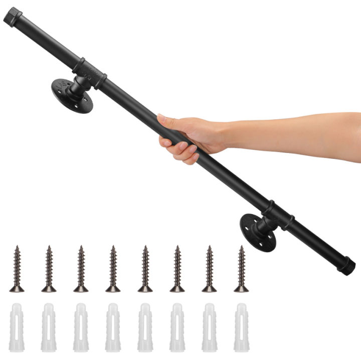 Handrails for Indoor Stairs for Stairs Steps,Metal Non-Slip Easy Install for Outdoor Indoor Stairs Porch Deck Hand Rail