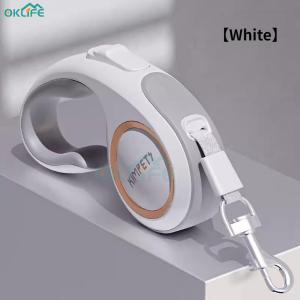 [OKLIFE. SG]aron Retractable Dog Leash Ergonomic Handle One Click Lock U Type Anti-Tangle Rope Port  Puppy Leash