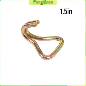 C.N. Double J Hooks Plate Hook Heavy Duty Ratchet Tie Down Webbing Strap Accessories 1pc