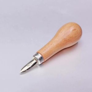 btnx Wood handle stainless steel for gem setup and edge repair – manual jewelry baffle pusher and matte tool Q8H3K