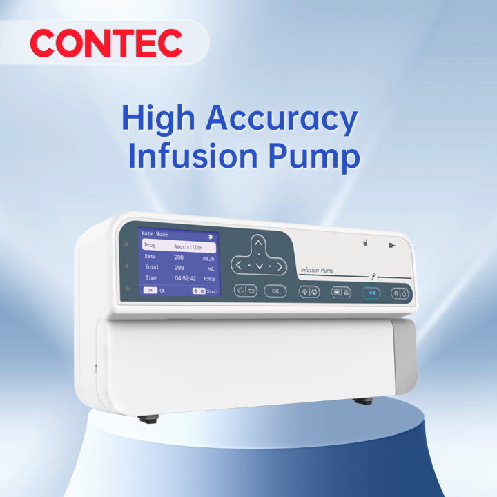CONTEC SP770 Volumetric Infusion Pump Alarms IV KOV Set Accuracy Free