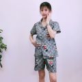 Bộ Đồ Ngủ Pizama Nữ -Pizama Ngắn - Pizama Lụa -  Bộ Đồ Ngủ Nữ - Đồ Bộ Pijama- Đồ Bộ Nữ - Đồ Bộ Nữ Mặc Nhà Pijama Tay Ngắn Quần Ngắn Kate Thái Phi Bóng Hoạt Hình Cute Dễ Thương size 35-60kg. 