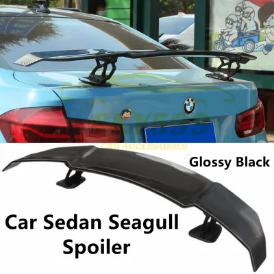Universal Car Sedan Gloss Black Spoiler Saga Wira Waja Bezza City Civic Persona
