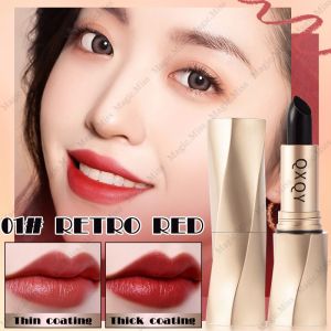 Black Luxury Velvet Lipstick Matte Long-Lasting Color Waterproof Non-Stick Cup