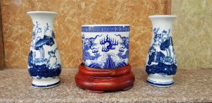 Kỷ đế tròn 6cm gỗ hương đỏ Kỷ tròn Đế tròn không chân Đế bát hương đồ thờ gỗ kê bát hương