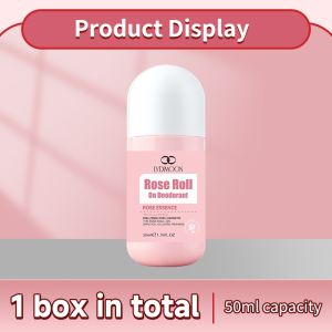 Rose DEODORANT ROLL ON 50ML Anti Bacterial Perfume Removes Armpit Odor And Sweaty No Stain WOMEN&MEN