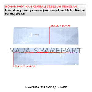 9626 EVAP KULKAS/EVAPORATOR/EVAPURATOR 96X257 SHARP