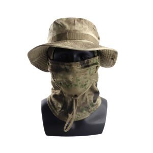 Outdoor Hiking Fishermans Hat Removable Camouflage Set Head Cover Sun Hat Fishing Hat