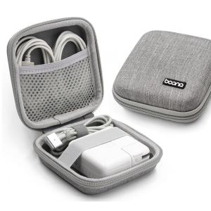 (พร้อมส่ง) เคสอะแดปเตอร์ Macbook กล่องเก็บสายชาร์จ หัวชาร์จแมคบุ๊ค กล่องเก็บสายเคเบิลมือถือ เคสหูฟัง EVA Case Macbook Power Adapter Storage Case