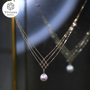 คอจี้ สร้อย เครื่องประดับ MODE Korea สร้อยทอง 18K - Viviann หรูและร้าหรูของผู้หญิงสาว สำหรับผู้หญิง ปาร์ตี้ใหม่