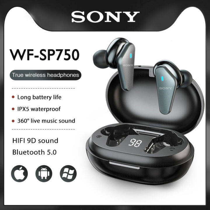 SONY WF SP750 Wireless Headset SONY WF SP750 Earbuds Bluetooth V5