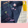 กระโปรงนักเรียนทรงแคบ ตีเกล็ด 5.5 ความยาว 22-26 นิ้ว สีกรมเข้ม/สีดำ ผ้าดีวาย/โทเร ตรารักษ์ดี. 