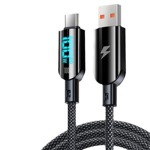 🔥120W Dual USB C Digital Display Cable PD Fast Charging Type C to Type-C Cable For iPhone 15 Pro Max Xiaomi HUAWEI Macbook iPad