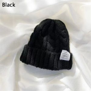 NAELIN Thời trang Mùa đông Chủ Đề Beanie Hat Couple Cap Knit Cap Dệt Beanie