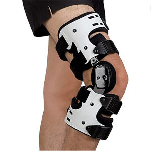 Adjustable Hinged Knee Brace Knee Immobilizer Medical ROM Knee Brace Support for Knee Pain Arthritis ACLPCL Meniscus Tear Injuries/Post OP Recovery-For Right Leg