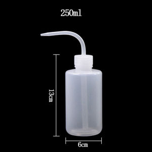 TROMEE ขวดบีบตัวจ่ายน้ำ ขนาด 250/500มล อุปกรณ์พ่นละอองน้ำพลาสติกแบบพกพาสีขาว ขวดทำความสะอาดรอยสัก