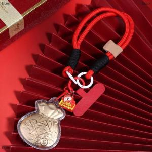 [COD] Buin 2026 Color Lucky Fu Bag Pendent Keychain Backpack Charm Decoration New Year Gift Phone Lanyard