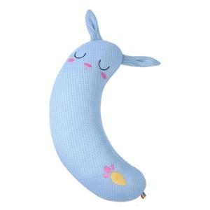 Cute Newborns Moon Shape Pillow for Soothing Baby Sleep Toy to Prevent Startle Hugging Cushion for Peaceful Sleep