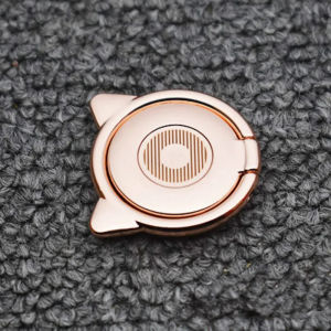 Little Devil Phone Bracket Metal Cat Ears Ring Buckle Bracket 360 Rotation Mobile Phone Holders & Stands