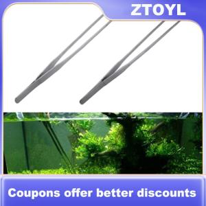 【ZTOYL】 Nhíp bể cá bằng thép không gỉ Kìm dụng cụ kẹp dụng cụ thủy sinh trồng cây bể cá