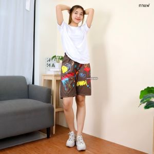 a3582# กางเกง ขาสั้น พิมพ์ลาย ทรงสวย ผ้าคอตตอนผสม ระบายอากาศ ใส่สบาย ใส่ได้ทั้งชายและหญิง คุณภาพคุ้มราคา