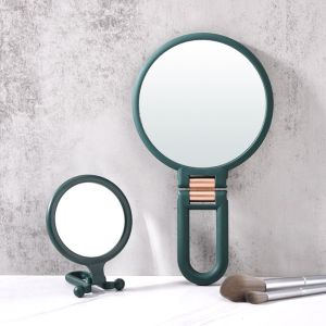 NBANLIKE Dormitory Foldable Double Sided Makeup Tool Vanity Mirror Personalized Women Girls Magnification Mirror Folding Stand Mirror Cosmetic Mirror Magnifying Makeup Mirror Travel Accessories