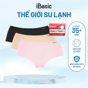 [MUA 2 TẶNG 1] Pack 3 quần lót nữ lưng cao iBasic seamless PA3V189