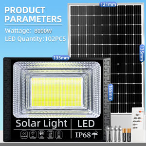 JOMO Solar Flood Light BUY 1 TAKE 1 Outdoor Waterproof LED with Solar Panel Remote Control 8000W 80000W Equivalent Street Lamp for Garden Yard Home 5YR Warranty COD