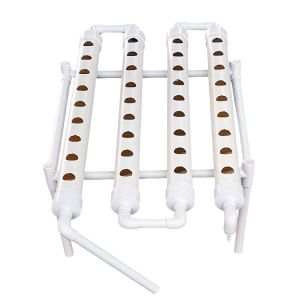 Hydroponic Farming Set DIY 4 Set NFT Channel Growing Systems for Vegetable Sistem Hidroponik - 36 Holes 水耕法系统
