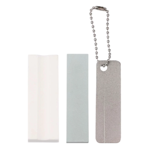 Portable Two Grit Whetstone Natural Stone For Sharpening Practical Kitchen Outdoor Pocket Slicer Sharpener
