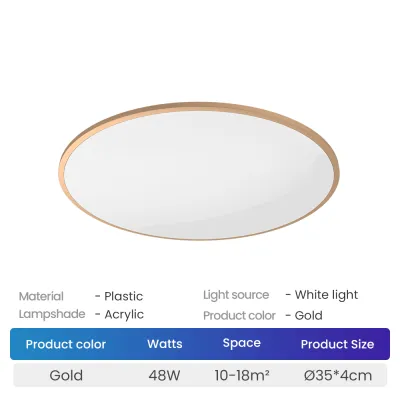 Modern Design LED Ceiling Light 48W 36W 20W Indoor Room Light Cold White Ceiling Light Modern Design for Bedroom Living Room