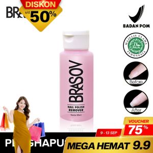 Brasov Pembersih Cat Kuku 65 Ml Penghapus Kutek Nail Polish Remover Kutex HALAL