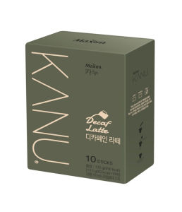 [Original] 카누디카페인라떼 Maxim Kanu Decaf Latte (ลาเต้ดีแคฟ 10 ซอง) 135g