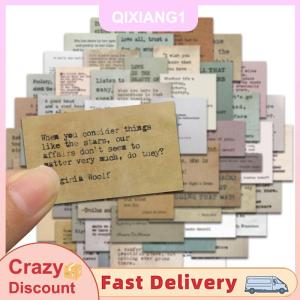 QIXIANG1 60 miếng Đề can dán graffiti trích dẫn của người nổi tiếng ghi chú cổ điển miếng dán chống nước mát mẻ cho đàn guitar máy tính xách tay vali ván trượt Đồ chơi trẻ em